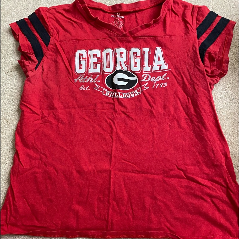 Vintage Style Georgia Bulldogs Tee